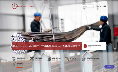 bakusteel.com screenshot