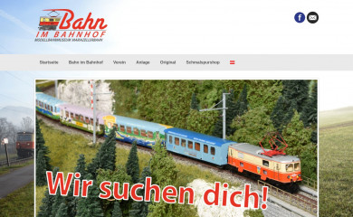 bahnimbahnhof.at screenshot