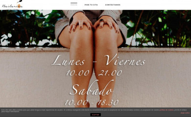 bailarinails.es screenshot