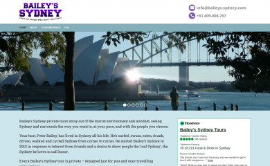 baileys-sydney.com screenshot