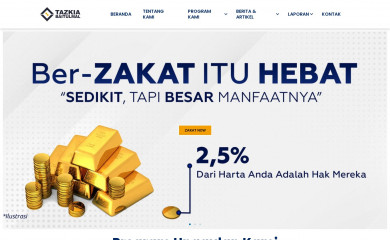 baitulmaltazkia.com screenshot