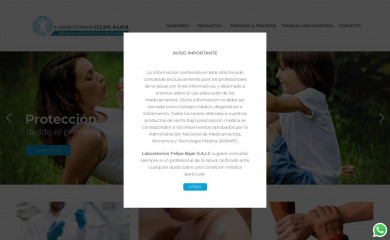 bajerlaboratorios.com.ar screenshot