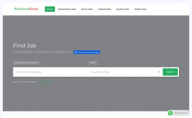 balochistanrozgar.com screenshot