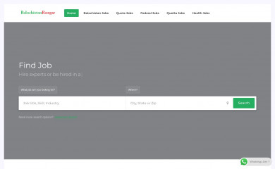 balochistanrozgar.com screenshot