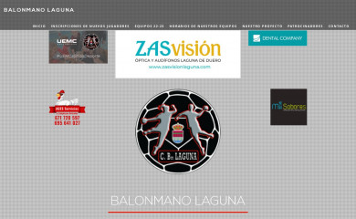 balonmanolaguna.es screenshot