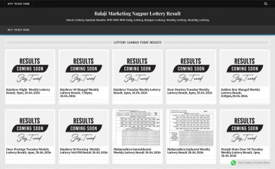 balajiresult.com screenshot