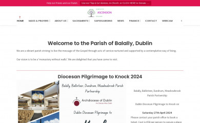 balallyparish.ie screenshot