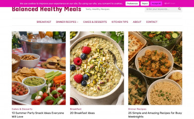 balancedhealthymeals.com screenshot