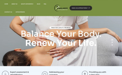 balanceosteopathy.com screenshot