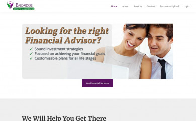 baldridgewealthmanagement.com screenshot