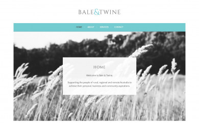 baleandtwine.com.au screenshot