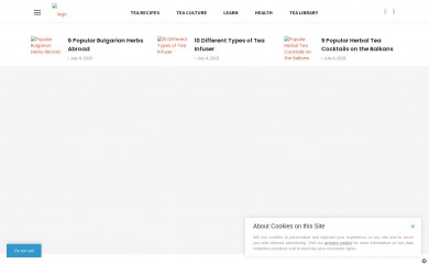 balkanteas.com screenshot