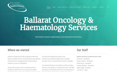ballaratoncology.com.au screenshot