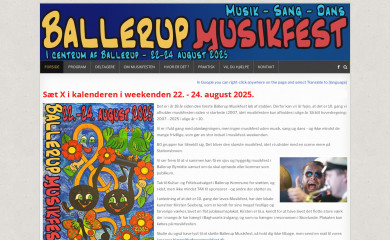 ballerupmusikfest.dk screenshot