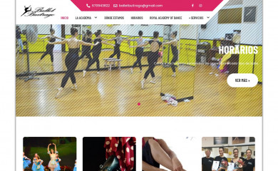 balletbuitrago.com screenshot