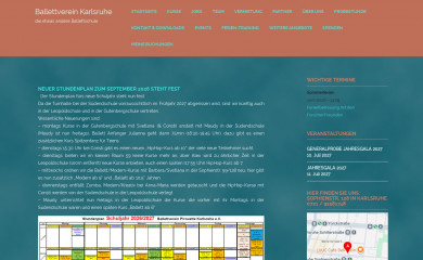ballettverein-karlsruhe.de screenshot