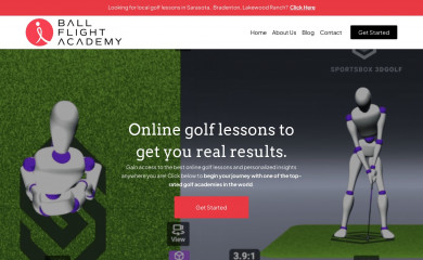 ballflightacademy.com screenshot