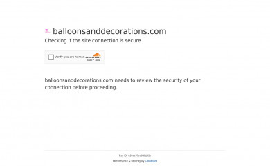 balloonsanddecorations.com screenshot