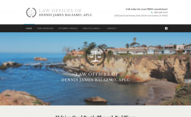 balsamolaw.com screenshot