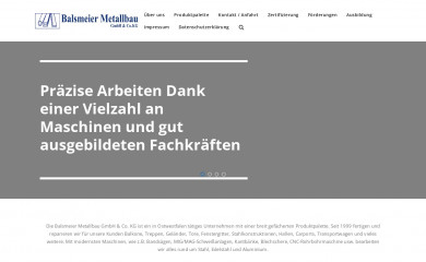 balsmeier-metallbau.de screenshot