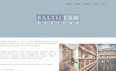 balticlaw.lv screenshot