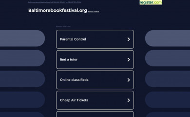 baltimorebookfestival.org screenshot