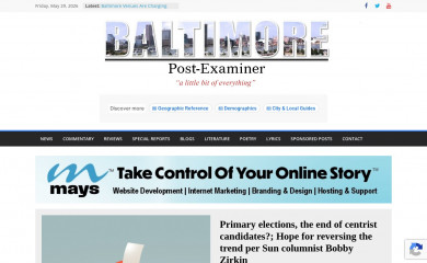 baltimorepostexaminer.com screenshot