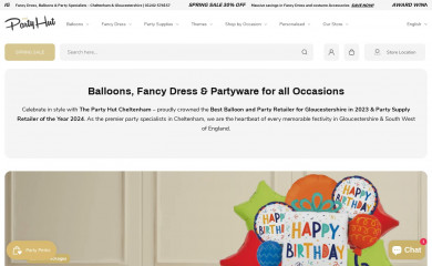 bannersnballoons.co.uk screenshot