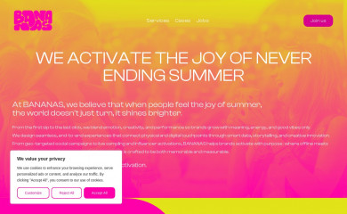 bananas.be screenshot