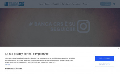 http://bancacrs.it screenshot