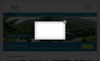 bandarbantours.com screenshot