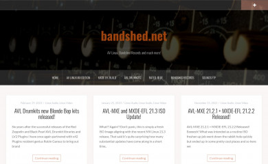 bandshed.net screenshot