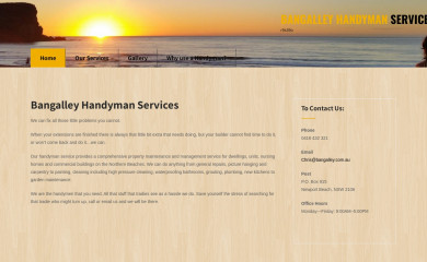 bangalley.com.au screenshot