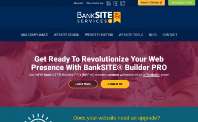 https://banksiteservices.com screenshot