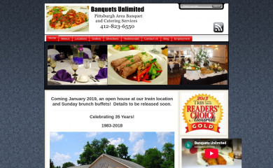 banquetsunlimitedinc.com screenshot