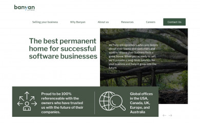 banyansoftware.com screenshot