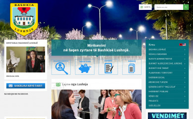 bashkialushnje.gov.al screenshot