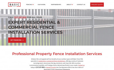 basic-fence.com screenshot