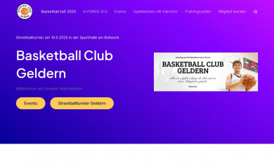 basketball-geldern.de screenshot