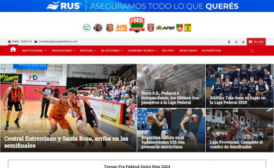 basquetentrerios.com screenshot