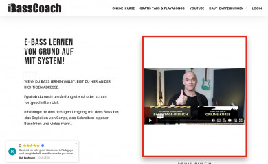 basscoach.de screenshot