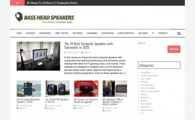 bassheadspeakers.com screenshot