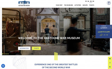 bastognewarmuseum.be screenshot