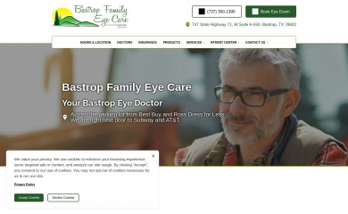 bastropfamilyeyecare.com screenshot