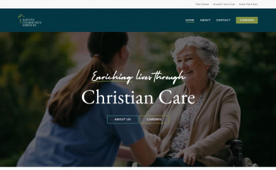 baptistcommunityservices.org screenshot