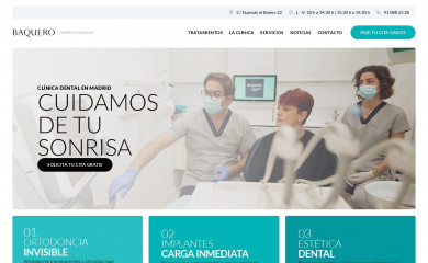 baquerodental.es screenshot