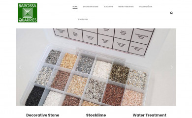 barossaquarries.com screenshot