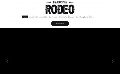 barossarodeo.au screenshot
