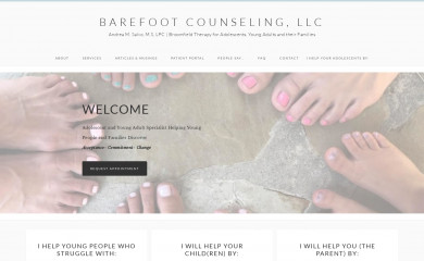 barefootcounseling.com screenshot