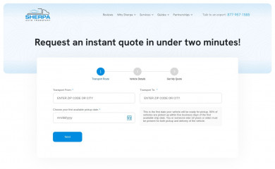 bargainautotransport.com screenshot